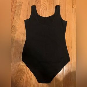 black dance leotard